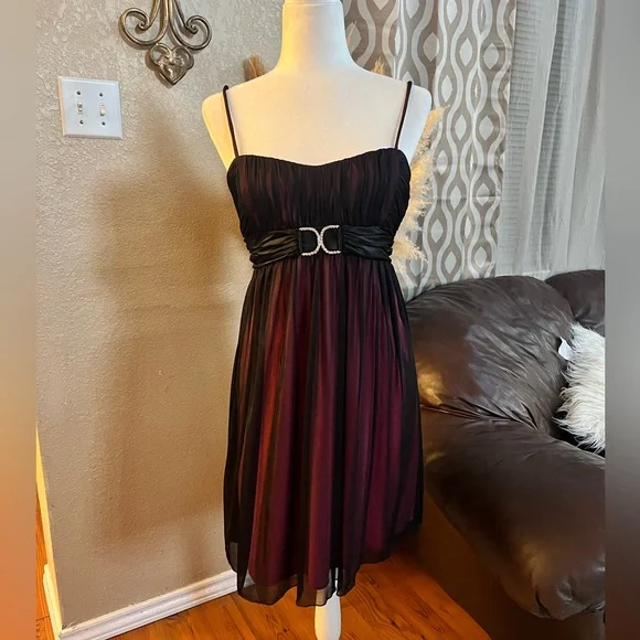 strapless open back dress Novara Mini Dress in Pink main image 0